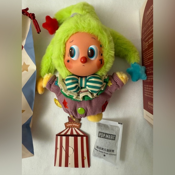 Pop Mart WHY SO SERIOUS Series-Vinyl Plush Pendant Secret Bubblegum New Open Box